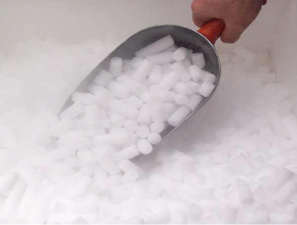 pellets de glace carbonique