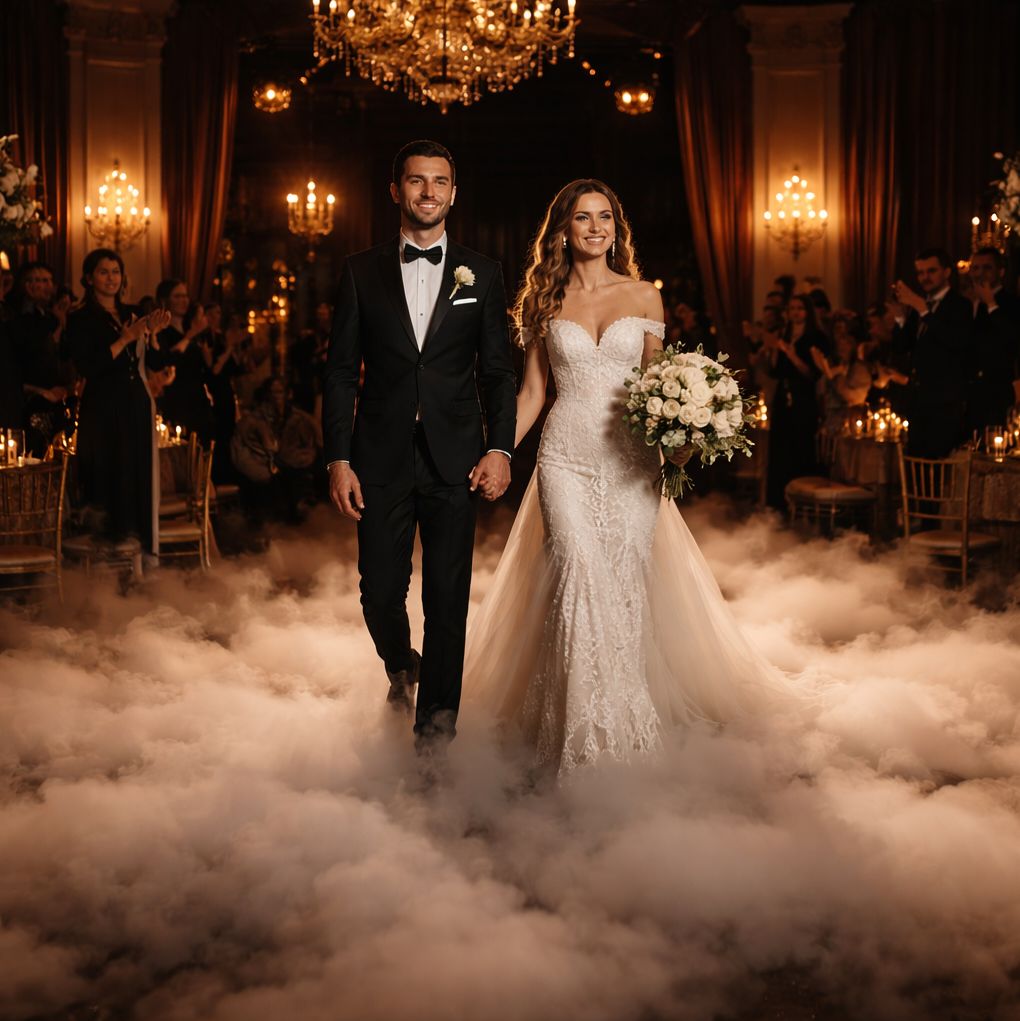 mariage événementiel fumée blanche